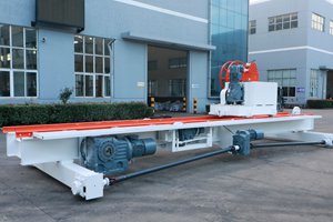 Chariot sur rails, pour la poussée avant/après autoclavage